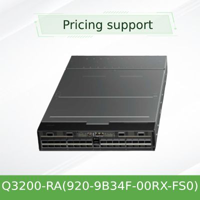 एनवीडिया Q3200-Ra क्वांटम-3 आधारित दो आसन्न एक्सडीआर इन्फिनिबैंड स्विच विलेन समर्थन के साथ 2u 36 एक्सडीआर पोर्ट 18 ओएसएफपी पिंजरे