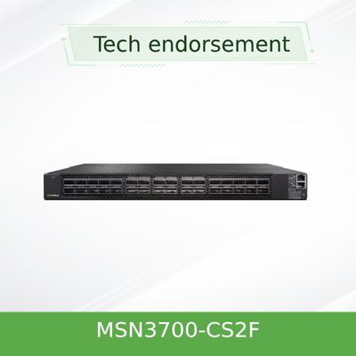 Mellanox नेटवर्क स्विच MSN3700-CS2F 100GbE 1U 2 पावर सप्लाई (AC)