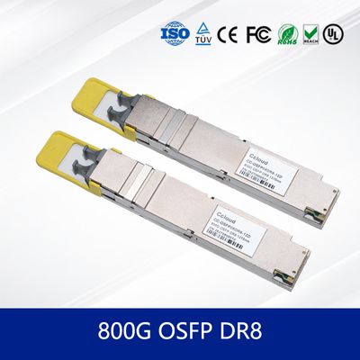 डाटा सेंटर के लिए हाई स्पीड 800G OSFP 112 DR8 CC-OSFP08DR8-12D ट्रांससीवर मॉड्यूल