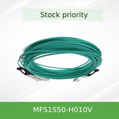 VPI HDR और ETH Infiniband Mellanox AOC केबल MFS1S50-H010V 200Gb/S