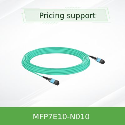 MFP7E10-N010 पैसिव ऑप्टिकल केबल MMF MPO12 APC से MPO12 APC 10m