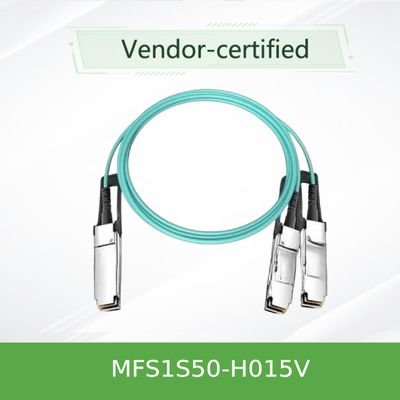 OEM मेलानॉक्स स्प्लिटर केबल AOC 100g MFS1S50-H015V VPI HDR और ETH 15m