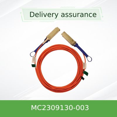TAA ब्रेकआउट मेलानॉक्स DAC केबल MC2309130-003 10GBase-CU QSFP+ से SFP+ 3M