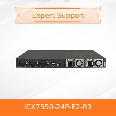 नेटवर्क प्रबंधन स्विच ICX7550-24P-E2-R3 उन्नत रकस स्विच
