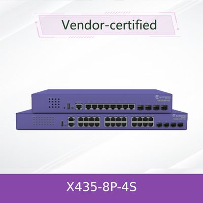 तेजी से कनेक्टिविटी के लिए उच्च प्रदर्शन चरम X435-8p-4s नेटवर्क स्विच