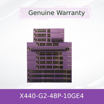 AVB ईथरनेट एक्सट्रीम समिट X440 G2 48p 10GE4 लाइसेंस के माध्यम से एक्सट्रीमएक्सओएस ऑपरेटिंग सिस्टम 4 के साथ