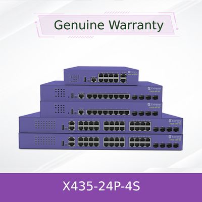 24P एक्सट्रीम नेटवर्क्स X435 AVB स्विच X435 4S 68Gbps 50.6Mpps नया और मूल