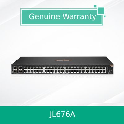 Hpe Aruba Cx 6100 48g प्रबंधित स्विच SFP+ पोर्ट्स (JL676A) के साथ नया और मूल
