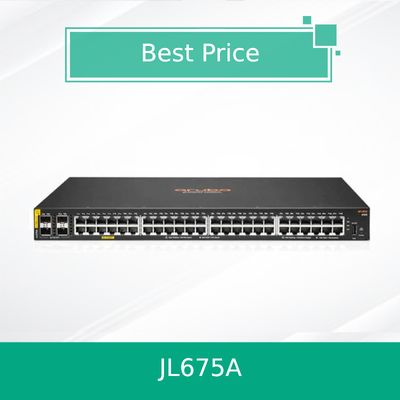 एचपीए अरुबा नेटवर्किंग Cx 6100 48g Class4 Poe 4SFP+ 370W स्विच (JL675A) नया और मूल
