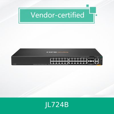 उच्च-प्रदर्शन एक्सेस लेयर स्विच Cx 6200f 24G 4SFP+ स्विच (JL724B) उपयोगकर्ता के अनुकूल आरुबा नेटवर्क स्विच