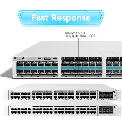 मूल नया C9200-48t-a 9200 सीरीज एंटरप्राइज स्विच 48 पोर्ट 10/100/1000Mbps के साथ