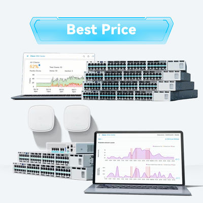 C9200L-48p-4G-E नेटवर्क स्विच नया और मूल 9200L 48-पोर्ट Poe 4 1g SFP अपलिंक स्विच