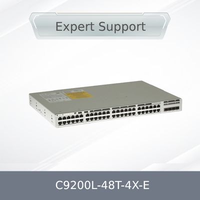 नया मूल C9200L-48t-4X-E नेटवर्क स्विच, L3, प्रबंधित, 48 X 10/100/1000 + 4 X 10 गीगाबिट SFP+ (अपलिंक)