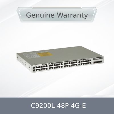 C9200L-48p-4G-E नेटवर्क स्विच नया और मूल 9200L 48-पोर्ट Poe 4 1g SFP अपलिंक स्विच