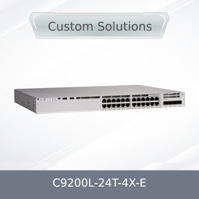 C9200L-24t-4X-E मूल 9200L श्रृंखला 24-पोर्ट डेटा 4X10g अपलिंक स्विच नेटवर्क आवश्यक ईथरनेट स्विच