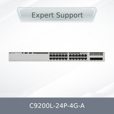 नया मूल स्वच्छ स्टॉक 9200L स्विच C9200L-24p-4G-a कैटा लिस्ट 9200L 24-पोर्ट Poe+, 4 X 1g, नेटवर्क एडवांटेज C9200L-24p-4G-a