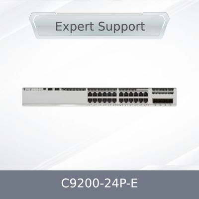 मूल C9200-24p-E 9200 लेयर 2 ईथरनेट 24 पोर्ट Poe नेटवर्क स्विच, QoS फ़ंक्शन के साथ