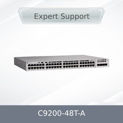मूल नया C9200-48t-a 9200 सीरीज एंटरप्राइज स्विच 48 पोर्ट 10/100/1000Mbps के साथ