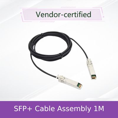 एक्सट्रीम वायरलेस एक्सेस पॉइंट्स INC 10304 SFP + केबल असेंबली 1M 10 गीगा बिट ईथरनेट SFP + पासी
