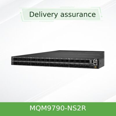 NVIDIA MQM9700-NS2R क्वांटम-2 सीरीज़ 400Gb/s इन्फिनिबैंड स्मार्ट स्विच | 64-पोर्ट | रिवर्स एयरफ्लो (C2P)