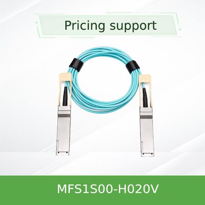मेल्लानॉक्स MFS1S00-H020V 20m 200Gb/s QSFP56 एक्टिव ऑप्टिकल केबल लॉन्ग-रीच डेटा सेंटर इंटरकनेक्ट सॉल्यूशन