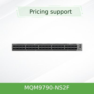 Mellanox MQM9790-NS2F 64-पोर्ट 400Gb/s InfiniBand स्विच UFM सॉफ्टवेयर परिभाषित कपड़े के लिए बाहरी रूप से प्रबंधित