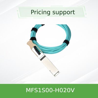 NVIDIA mellanox MFS1S00-H020V 200Gb/s QSFP56 सक्रिय ऑप्टिकल केबल 20m AOC HDR InfiniBand के लिए