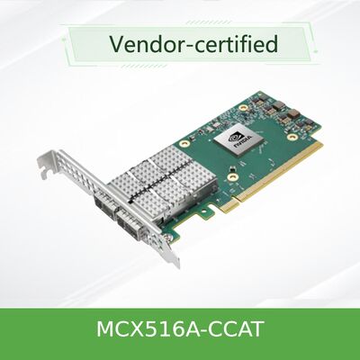 MCX516A-CCAT डुअल-पोर्ट 100GbE ईथरनेट एडाप्टर द्वारा NVIDIA