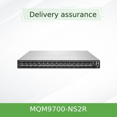 NVIDIA क्वांटम-2 MQM9700-NS2R 64-पोर्ट 400Gb/s रिवर्स एयरफ्लो (C2P) के साथ प्रबंधित इन्फिनिबैंड स्विच