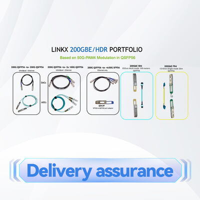NVIDIA MFP7E10-N005 5m MPO12/APC मल्टीमोड फाइबर केबल 800G InfiniBand