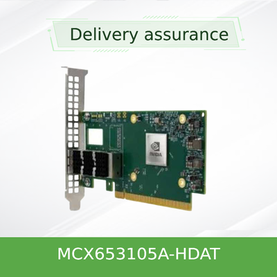NVIDIA MCX653105A-HDAT कनेक्टएक्स-6 200Gb/s वीपीआई एडाप्टर कार्ड