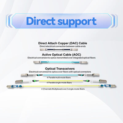 Mellanox MCP1600-E001E30 100Gb/s QSFP28 निष्क्रिय तांबा डीएसी