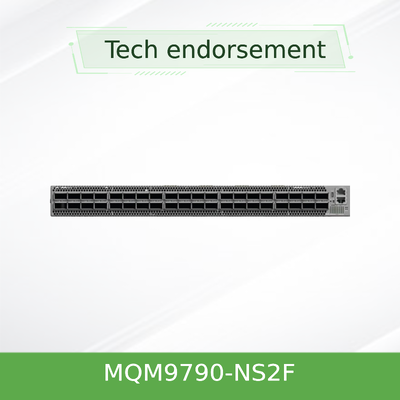 NVIDIA Mellanox MQM9790-NS2F 64-पोर्ट NDR 400Gb / s InfiniBand राउटर