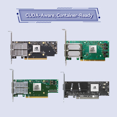 NVIDIA MCX75310AAS-HEAT कनेक्टएक्स-7 200Gb/s InfiniBand एडाप्टर PCIe 5.0 x16 OSFP