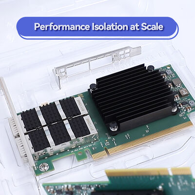 NVIDIA MCX75310AAS-HEAT कनेक्टएक्स-7 200Gb/s InfiniBand एडाप्टर PCIe 5.0 x16 OSFP
