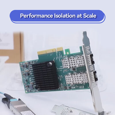 NVIDIA MCX75310AAS-HEAT कनेक्टएक्स-7 200Gb/s InfiniBand एडाप्टर PCIe 5.0 x16 OSFP