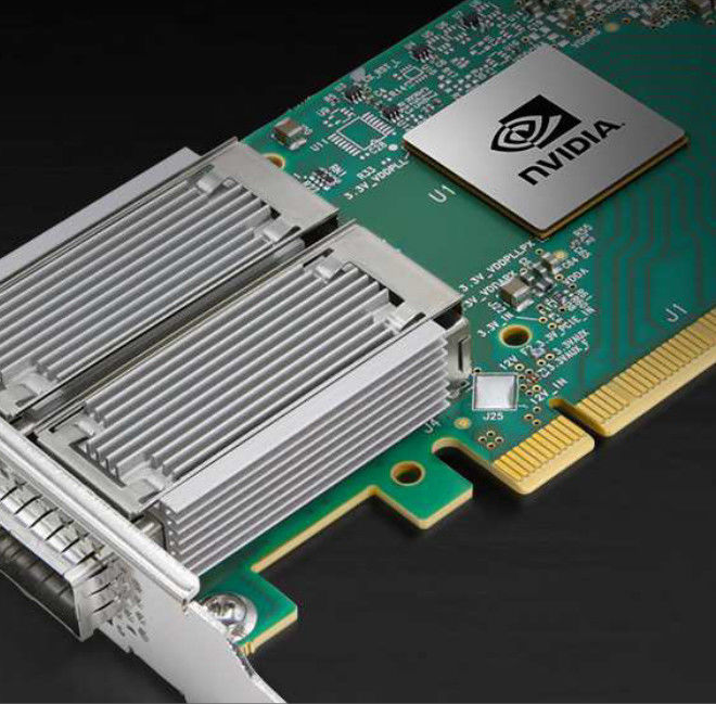 EDR/100GbE VPI नेटवर्क एडेप्टर कार्ड मेलानॉक्स 100gbe Nic MCX556A-EDAT ConnectX-5 QSFP28