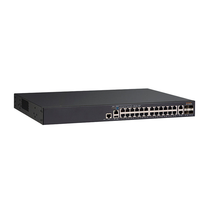 24P 4X1G रूकस नेटवर्क स्विच ICX7150 10/100/1000Mbps RJ-45 PoE 370W