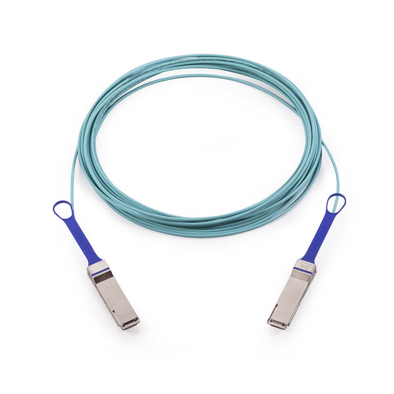 VCSEL आधारित QSFP मेलानॉक्स AOC केबल MFA1A00-E015 IB EDR 100Gb/S तक