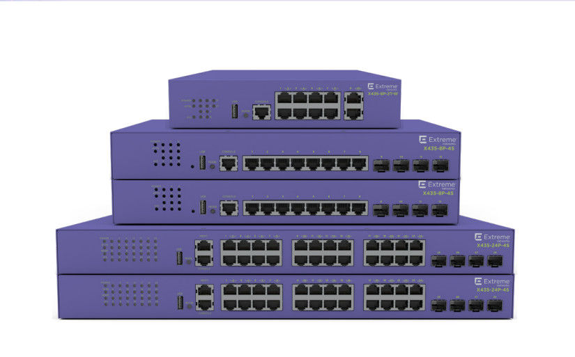 24P एक्सट्रीम नेटवर्क्स X435 AVB स्विच X435 4S 68Gbps 50.6Mpps नया और मूल