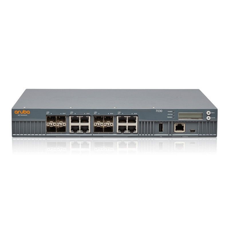 7000 सीरीज़ WLAN 7030 अरूबा कंट्रोलर 64 AP 7030-RWJW686A 8 कॉम्बो पोर्ट