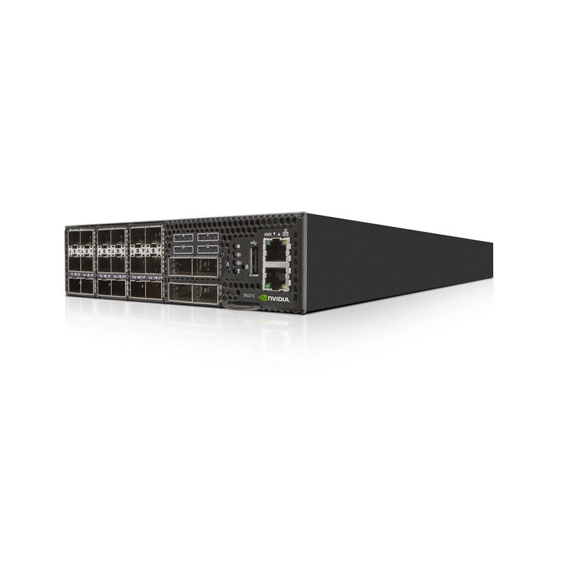 18 SFP28 पोर्ट लिनक्स आधारित मेलानॉक्स ओपन सोर्स नेटवर्क स्विच MSN2010-CB2F 25GbE/100GbE