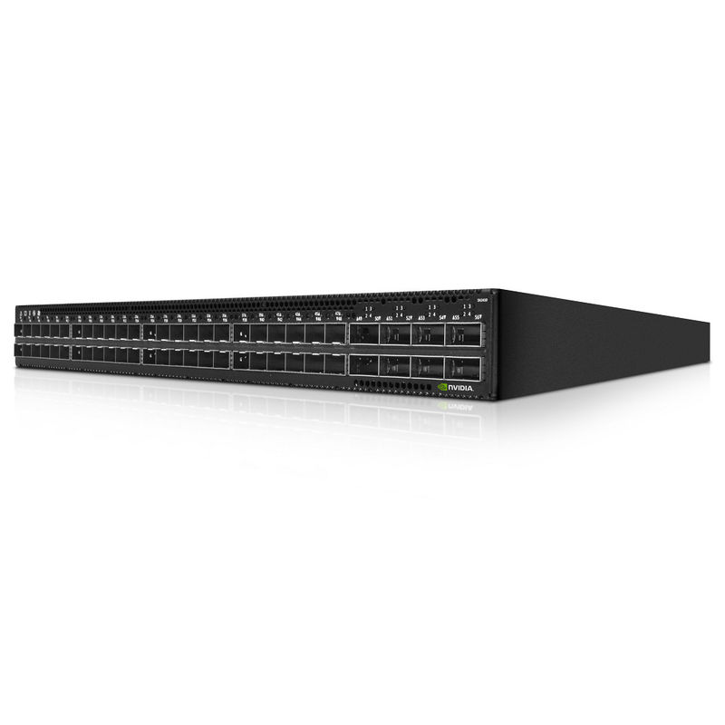 MSN2410-CB2FC मेलानॉक्स sN2410Mellanox नेटवर्क स्विच क्यूम्यलस लिनक्स 48 SFP28 पोर्ट 8 QSFP28 पोर्ट