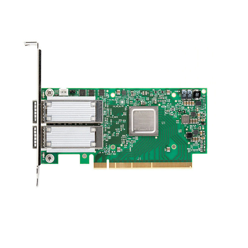 100GbE NIC मेलानॉक्स नेटवर्क कार्ड MCX516A-CCAT डुअल-पोर्ट QSFP28 PCIe3.0x16