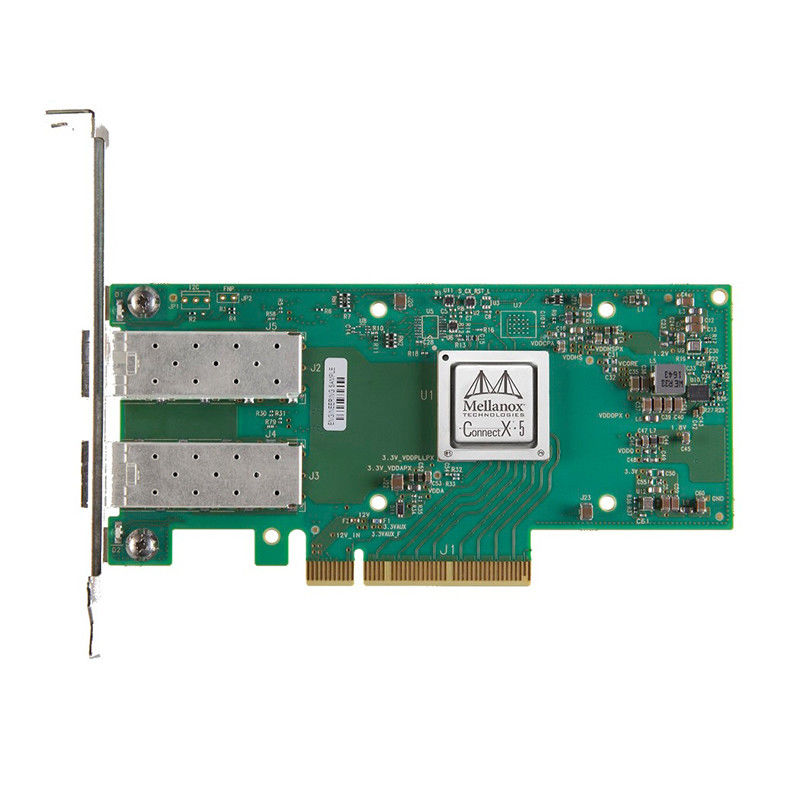 कस्टम वायर्ड मेलानॉक्स 10GB इथरनेट कार्ड SFP Pcie कार्ड MCX512A-ACAT ConnectX-5 EN