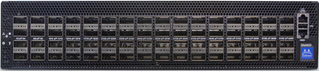 स्पेक्ट्रम-3 आधारित मेलानॉक्स नेटवर्क स्विच Sn4600c ओपन नेटवर्क स्विच MSN4600 - गोमेद के साथ CS2F