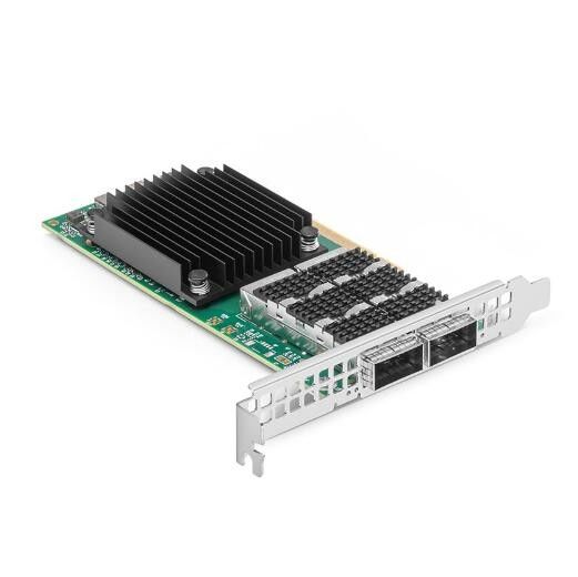 QSFP56 मेलानॉक्स ईथरनेट एडेप्टर NIC ConnectX-6 Dx EN 100GbE नेटवर्क कार्ड MCX623106AN-CDAT