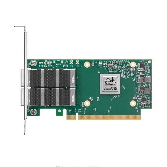 QSFP56 मेलानॉक्स ईथरनेट एडेप्टर NIC ConnectX-6 Dx EN 100GbE नेटवर्क कार्ड MCX623106AN-CDAT