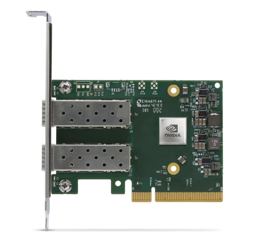 ConnectX-6 DX EN इंटरफ़ेस मेलानॉक्स नेटवर्क कार्ड MCX623105AN-VDAT 100GbE डुअल पोर्ट QSFP56