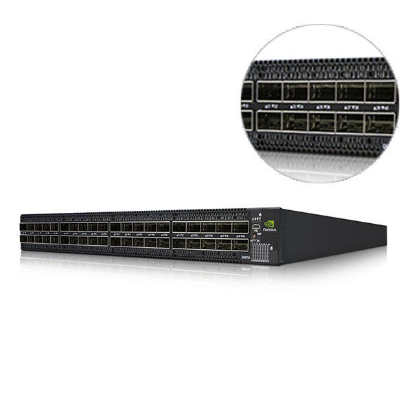 40 QSFP28 पोर्ट नॉन ब्लॉकिंग HDR मेलानॉक्स नेटवर्क स्विच InfiniBand MQM8790-HS2F 200Gb/S